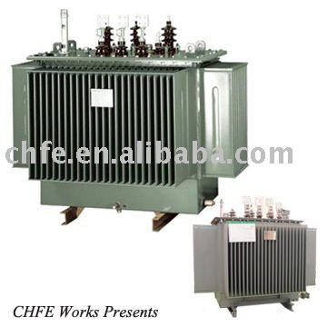 Potencia transformador S9-M-30 en baño de aceite de fase tres 10kV ~ 2500/10